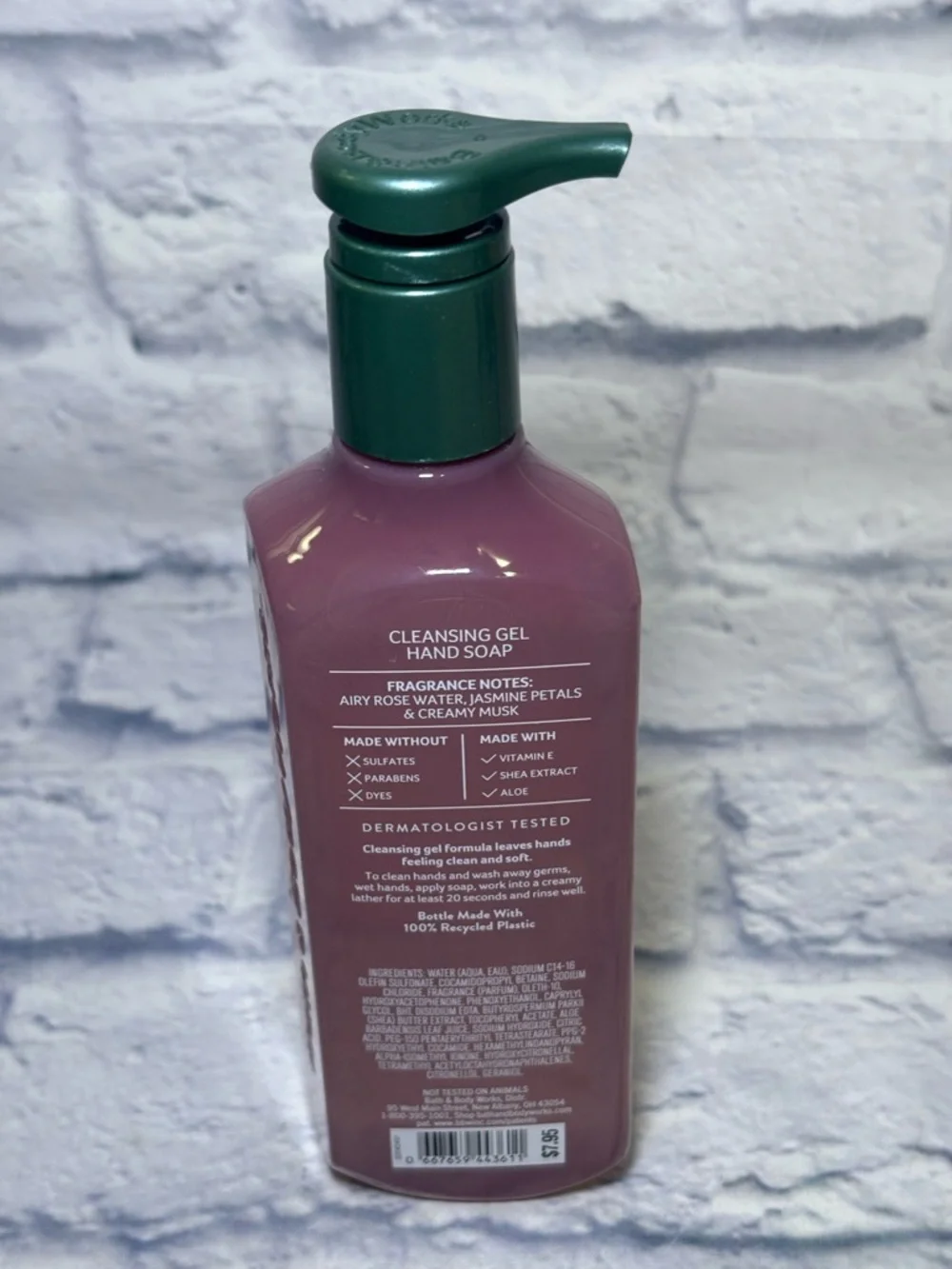 Bath & Body Works Rose Fragrance Mist Body Spray Splash 8Oz & Rose Soap 8oz READ